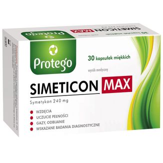 Protego Simeticon Max 240 mg, 30 kapsułek - zdjęcie produktu