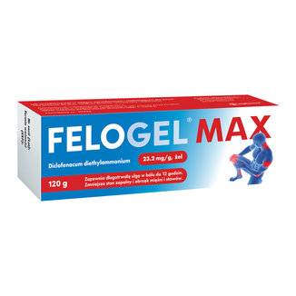 Felogel Max 23,2 mg/g, żel, 120 g  - 2 - zdjęcie produktu