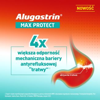 Alugastrin Max Protect, zawiesina doustna, 10 saszetek - 3 - zdjęcie produktu