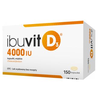 Ibuvit D3 4000 IU, 150 kapsułek - zdjęcie produktu