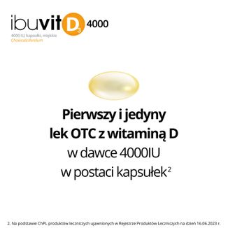 Ibuvit D3 4000 IU, 150 kapsułek - 3 - zdjęcie produktu
