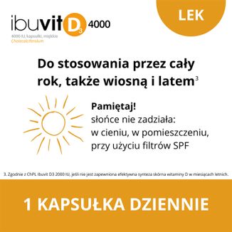 Ibuvit D3 4000 IU, 150 kapsułek - 6 - zdjęcie produktu