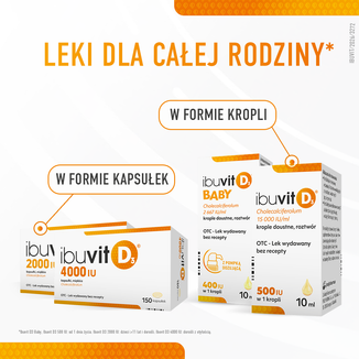Ibuvit D3 4000 IU, 150 kapsułek - 6 - zdjęcie produktu
