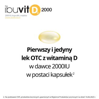 Ibuvit D3 2000 IU, 150 kapsułek USZKODZONE OPAKOWANIE - 3 - zdjęcie produktu