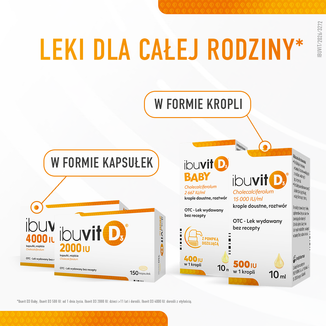 Ibuvit D3 2000 IU, 150 kapsułek - 4 - zdjęcie produktu