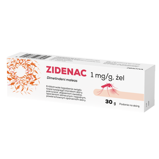 Zidenac 1 mg/g, żel, 30 g KRÓTKA DATA - 2 - zdjęcie produktu