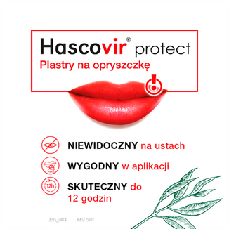 Hascovir Protect, plastry na opryszczkę, 15 sztuk - 5 - zdjęcie produktu