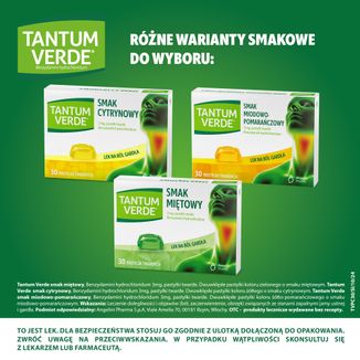 Tantum Verde 3 mg, smak cytrynowy, 30 pastylek twardych - 4 - zdjęcie produktu