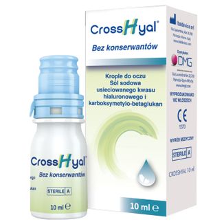 CrossHyal, krople do oczu, 10 ml - zdjęcie produktu