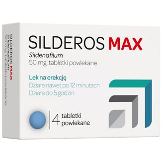 Silderos Max 50 mg, 4 tabletki - zdjęcie produktu