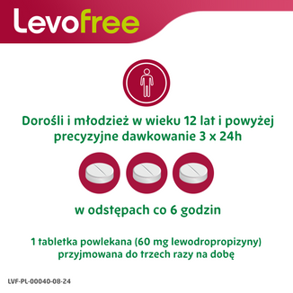 Levofree 60 mg, 20 tabletek powlekanych - 5 - zdjęcie produktu