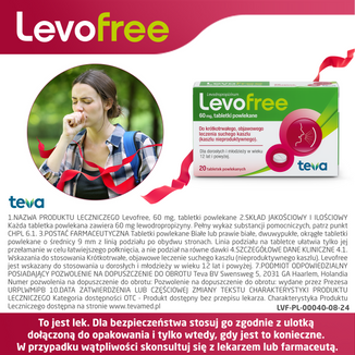 Levofree 60 mg, 20 tabletek powlekanych - 6 - zdjęcie produktu