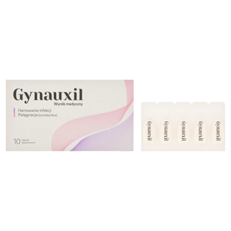 Gynauxil, globulki dopochwowe, 10 sztuk KRÓTKA DATA - 3 - zdjęcie produktu