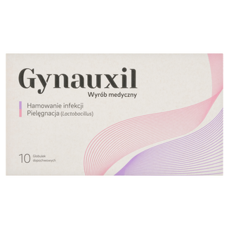 Gynauxil, globulki dopochwowe, 10 sztuk - 2 - zdjęcie produktu