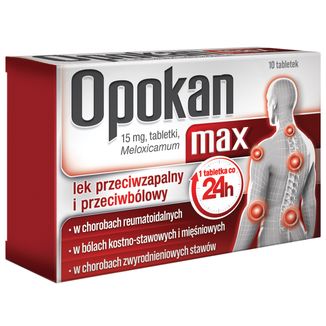 Opokan Max 15 mg, 10 tabletek - 2 - zdjęcie produktu