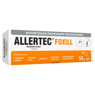 Allertec Foxill, 1 mg/ g, żel, 50 g KRÓTKA DATA - 3 - zdjęcie produktu