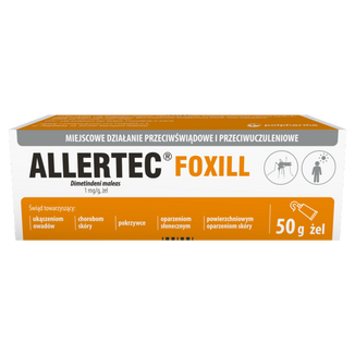 Allertec Foxill, 1 mg/ g, żel, 50 g - 2 - zdjęcie produktu