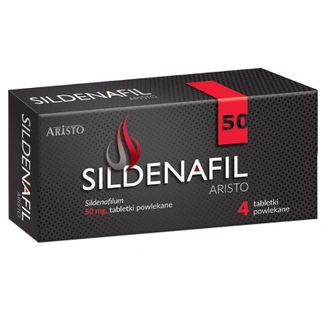 Sildenafil Aristo 50 mg, 4 tabletki - zdjęcie produktu