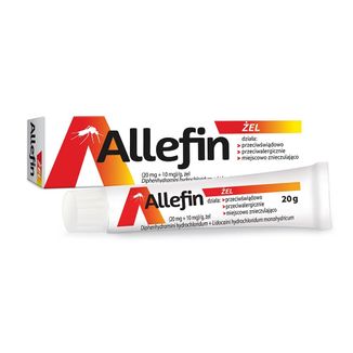 Allefin (20 mg + 10 mg)/g, żel, 20 g - 2 - zdjęcie produktu