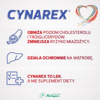 Cynarex 250 mg, 60 tabletek - 4 - zdjęcie produktu