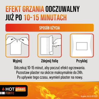 Hot Plast Forte, plaster rozgrzewający, rozmiar XL, 12 cm x 18 cm, 1 sztuka - 5 - zdjęcie produktu