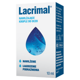 Lacrimal, nawilżające krople do oczu, 10 ml - miniaturka zdjęcia produktu