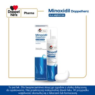 Minoxidil Doppelherz Dla mężczyzn 50 mg/g, piana na skórę, 60 g - 2 - zdjęcie produktu