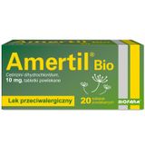 Amertil Bio 10 mg, 20 tabletek powlekanych - miniaturka zdjęcia produktu