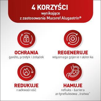 Mucoref Alugastrin, 15 ml x 14 saszetek - 5 Mucoref Alugastrin, 15 ml x 14 saszetek - 5 - zdjęcie produktu