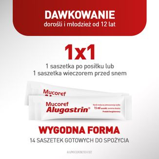 Mucoref Alugastrin, 15 ml x 14 saszetek - 7 - zdjęcie produktu