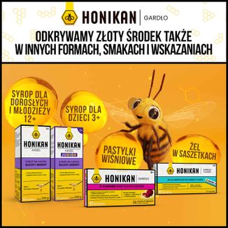 Honikan Gardło, 2-fazowe pastylki do ssania dla dzieci od 6 lat i dorosłych, smak cytrynowy, 16 sztuk - 7 - zdjęcie produktu
