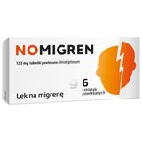 Nomigren 12,5 mg, 6 tabletek powlekanych - miniaturka zdjęcia produktu