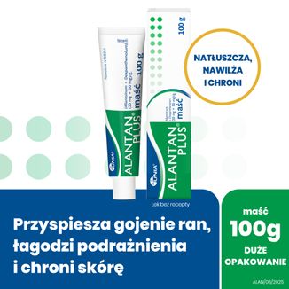 Alantan Plus (20 mg + 50 mg)/g, maść, 100 g USZKODZONE OPAKOWANIE - 2 - zdjęcie produktu