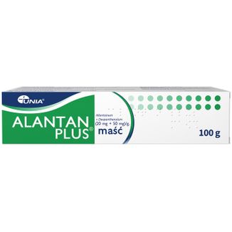 Alantan Plus (20 mg + 50 mg)/g, maść, 100 g - zdjęcie produktu