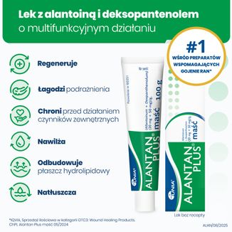 Alantan Plus (20 mg + 50 mg)/g, maść, 100 g - 3 - zdjęcie produktu