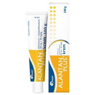 Alantan Plus (20 mg + 50 mg)/g, krem, 100 g - zdjęcie produktu