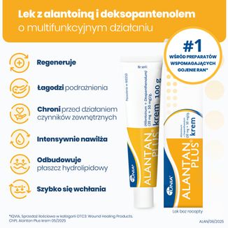 Alantan Plus (20 mg + 50 mg)/g, krem, 100 g - 3 - zdjęcie produktu