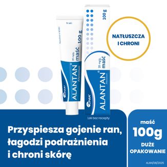 Alantan 20 mg/1 g, maść, 100 g USZKODZONE OPAKOWANIE - 2 - zdjęcie produktu
