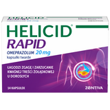 Helicid Rapid 20 mg, 14 kapsułek - miniaturka zdjęcia produktu
