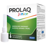 Prolaq Junior, mikrowlewki doodbytnicze z gliceryną, rumiankiem i malwą, 3 g x 6 sztuk - miniaturka zdjęcia produktu