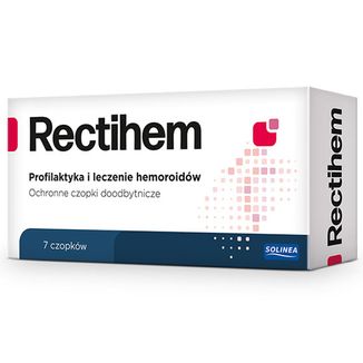 Rectihem, ochronne czopki doodbytnicze, 7 sztuk - zdjęcie produktu