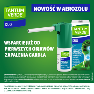 Tantum Verde Duo 1,5 mg + 5 mg/ml, aerozol, 15 ml - 3 - zdjęcie produktu