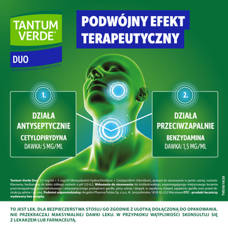 Tantum Verde Duo 1,5 mg + 5 mg/ml, aerozol, 15 ml - 5 - zdjęcie produktu