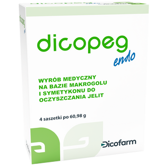 Dicopeg Endo, 60,98 g x 4 saszetki - zdjęcie produktu