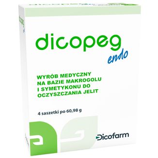 Dicopeg Endo, 60,98 g x 4 saszetki - zdjęcie produktu