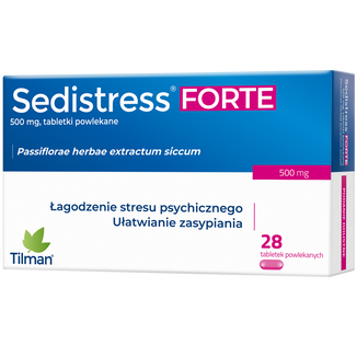 Sedistress Forte 500 mg, 28 tabletek - zdjęcie produktu