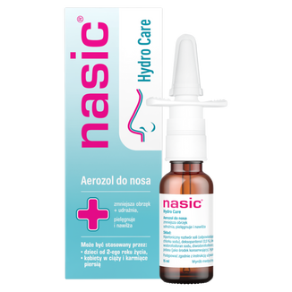 Nasic Hydro Care, aerozol do nosa, 15 ml - zdjęcie produktu