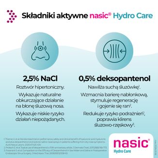 Nasic Hydro Care, aerozol do nosa, 15 ml - 4 - zdjęcie produktu