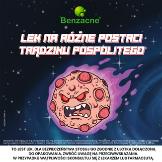 Benzacne 100 mg/ g, żel, 20 g - 5 - zdjęcie produktu