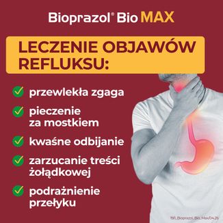 Bioprazol Bio Max 20 mg, 14 twardych kapsułek dojelitowych USZKODZONE OPAKOWANIE - 4 - zdjęcie produktu